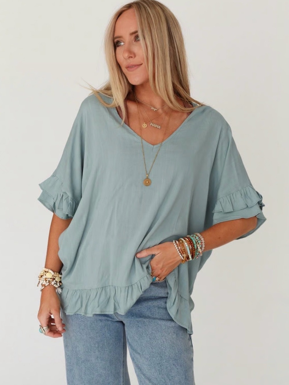 The Nest “Let me be Ruffled” top